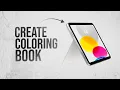 How to Create Coloring Book Pages on iPad explained