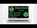 Plus Minus HackerRank Solution Explanation in Hindi coding4u