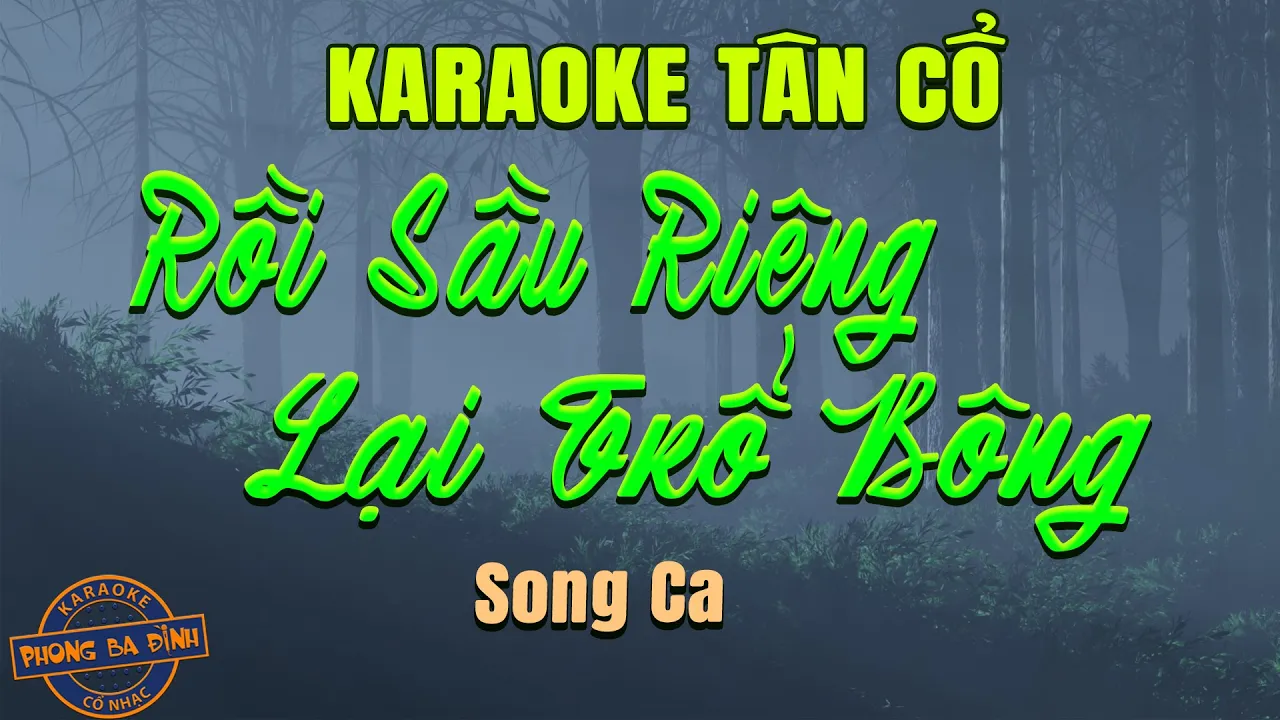  (Tân cổ) | RỒI SẦU RIÊNG LẠI TRỔ BÔNG | Song ca hay