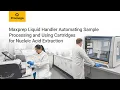 Maxprep Liquid Handler automating sample processing and using cartridges for nucleic acid extraction