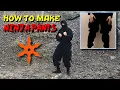 DIY - HOW TO MAKE NINJA PANTS AT HOME