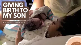 giving birth to my son meeting my baby boy 
