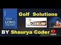 Solution golf codechef may challenge golf codechef solution by shaurya coder