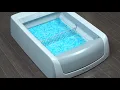 ScoopFree Self-Cleaning Litter Box with a Top-Entry Hood