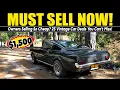 Must Sell Now by Owner - WHY SO CHEAP 25 Classic Cars from the 1960s You Can Actually Afford