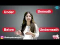 Master The Differences Between UNDER - BELOW