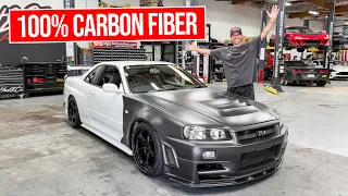 Building a Carbon Fiber R34 GTR!