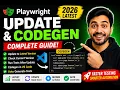 60 Playwright TypeScript Automation - latest version and Codegen Playwright TypeScript 2026