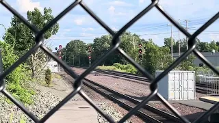 Woburn Logan Bus Terminal MBTA Flys through RTC