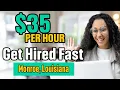 Urgent Immediate Hire Jobs in Monroe Louisiana