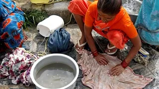 daily routine vlog south indian aunty washing clothes 