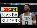 Mike Lowe NBA 2K24 MyNBA Sliders