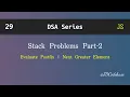 Stack Problems Part-2 in JavaScript DSA Explained with Example JDCodebase