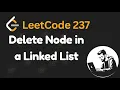 Leetcode 237 Delete Node in a Linked List - Java Solution with visualisation