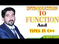 Introduction to Function in C Types of Function in C Built In and User Defined Function