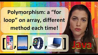Polymorphism in Arrays in Java the array is of the parent class but it includes object of the child