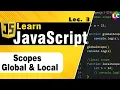 JavaScript Scopes Variable Function Lecture 3 Learn Coding