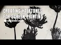 How to make a halftone for screen printing by Screenprintdirect com
