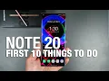 Download Lagu GALAXY NOTE 20: First 10 Things to Do!