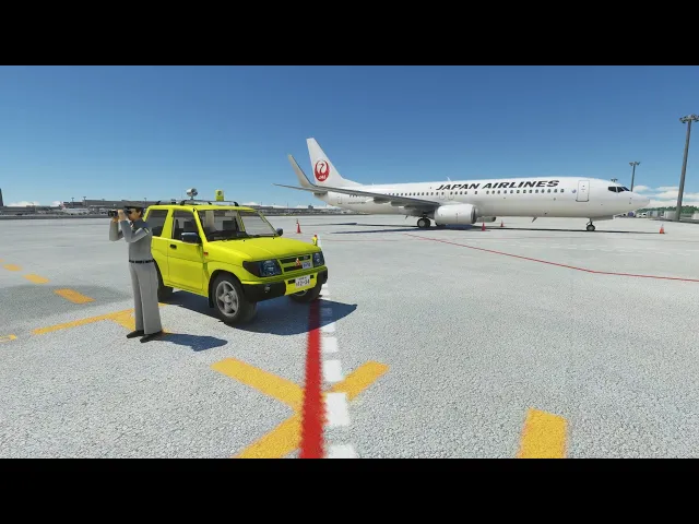 Driving a Car in Microsoft Flight Simulator (Free Add-on)