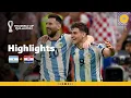 MESSI MAGIC \u0026 ALVAREZ SOLO GOAL!  | Argentina v Croatia | Semi-Final | FIFA World Cup Qatar 2022