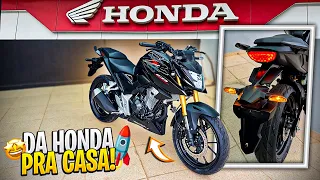 DA HONDA PRA CASA DE CB 300F TWISTER 0KM 2027 | PRIMEIRO MOTOVLOG