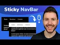 Sticky Navbar on Scroll With CSS Change Navbar Color on Scroll With Javascript