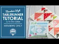 Quick Fun Scrappy Project SEW EASY Tablerunner Mountain High Tablerunner Fat Quarter Shop