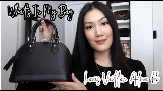 WHAT S IN MY LOUIS VUITTON ALMA BB EPI NOIR MINI REVIEW Mimi Le
