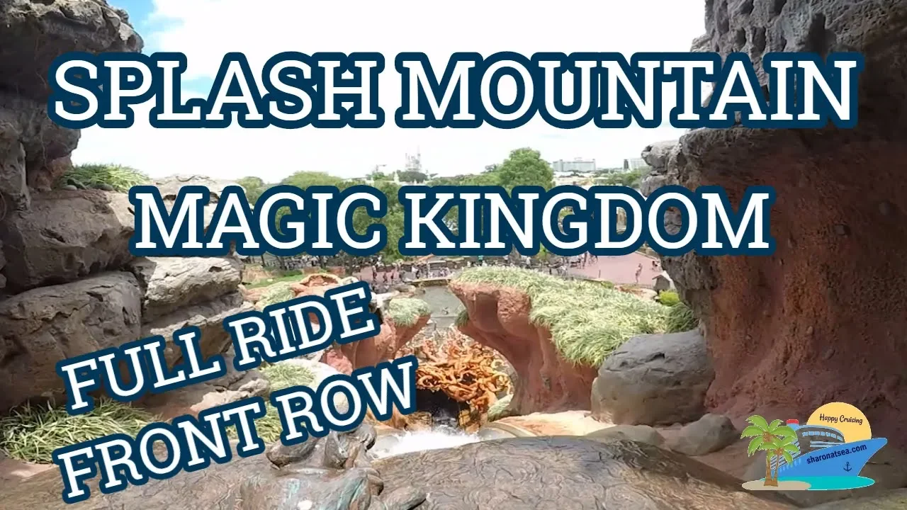 SPLASH MOUNTAIN | FRONT ROW | FULL RIDE | MAGIC KINGDOM