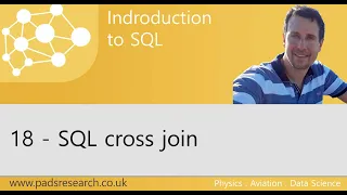 Learn SQL - 18 SQL cross join
