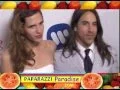 ANTHONY KIEDIS kisses girlfriend HEATHER CHRISTIE at Warner Music Group Grammy Party in L A