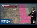 Storms continue through late tonight with another round ahead Sunday in southern Colorado