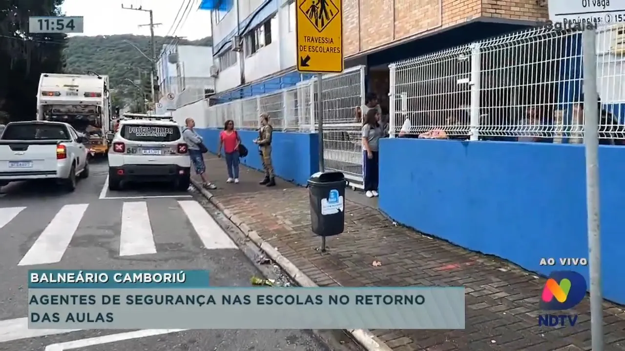 Agentes de segurança nas escolas de Itajaí, Navegantes e Balneário Camboriú