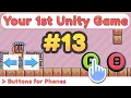Visual Scripting Touch Button for Mobile Games Unity Basic Tutorial - Part 13
