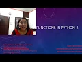 Python part 11 - Functions in Python