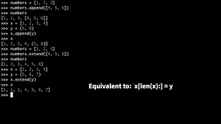 Using Python s append to Build Lists