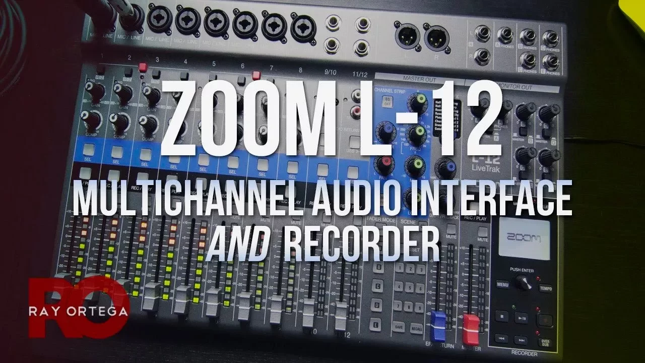 Zoom L-12 Review & Setup - Audio Interface and Recorder!