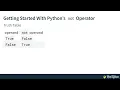 Using Python s not Operator Inverting the Truth