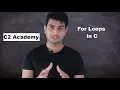 For Loops Learn C Programming By solving Problems C2 Academy