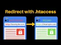 How To Redirect to HTTPS with .htaccess