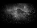Download Lagu Mountain Heavy Thunder and Rain Sounds for Sleeping - Dimmed Screen | Sleep Sounds - Thunderstorm