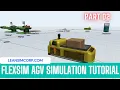 How Make AGV Task Executer Model AGV routing AGV Flexsim Tutorial AGV Process Flow