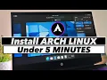 How To Install Arch Linux On Any PC or LAPTOP NEW Arch Linux Installation Guide