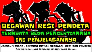 learning wayang the meaning of the words begawan resi and priest ari poncowolo