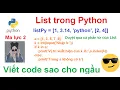 Python co ban Ma luc 2 Danh sach List trong python