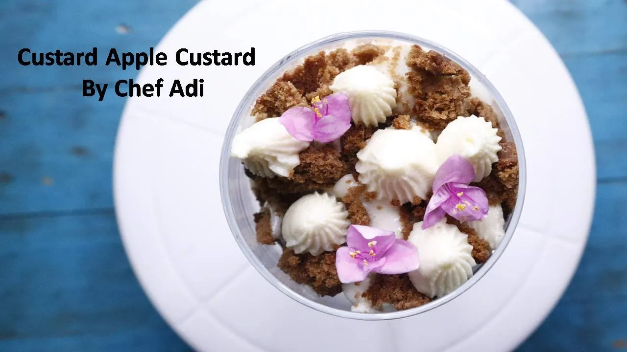 Custard Apple Custard Christmas & New Year Special By Chef Adi