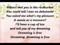 Blondie - Dreaming (Lyrics)