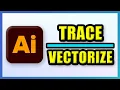 How to Convert Image to Vector in Adobe Illustrator 2026 Trace Image in Illustrator 2026
