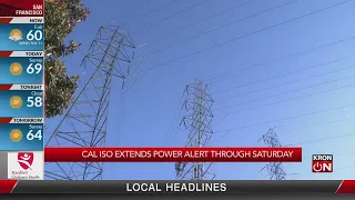 Heat wave Cal ISO extends power alert through Saturday